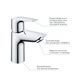 Набор смесителей 3 в 1 для ванной комнаты Grohe QuickFix StartEdge S-Size UA202501SE CV030624 фото 7