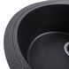 Гранітна мийка для кухні Platinum 5847 ONYX матовий Карбон 39963 фото 4