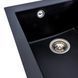 Гранітна мийка для кухні Platinum 4150 SOKIL матова (чорна) 38994 фото 3