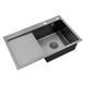 Комплект кухонної мийки Kroner KRP Schwarze - 7849RHM PVD ST4303 ST42176 фото 5