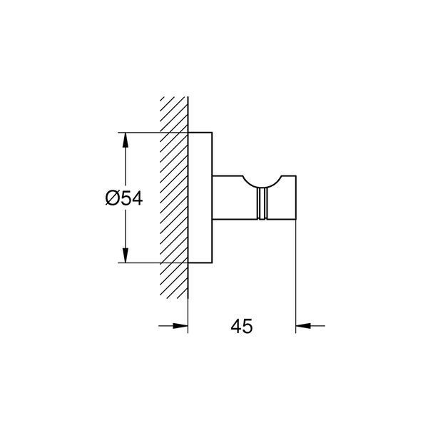 Крючок для ванной комнаты Grohe QuickFix Start 411732430 CV032148 фото