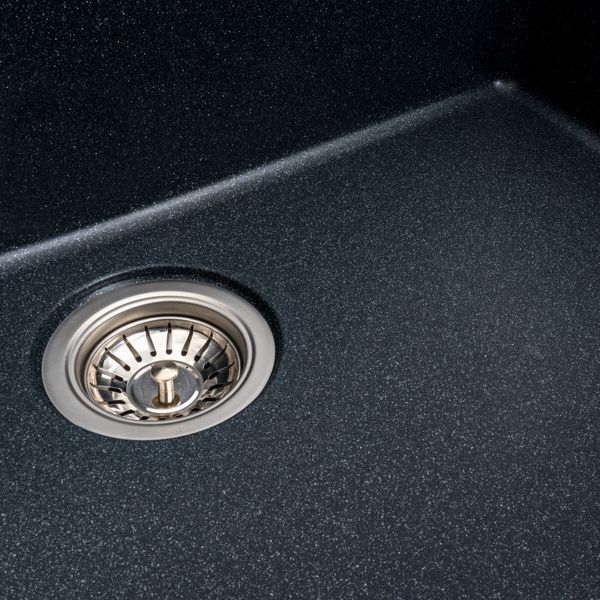Гранітна мийка для кухні Platinum 7850 Bogema матова (антрацит) 38707 фото