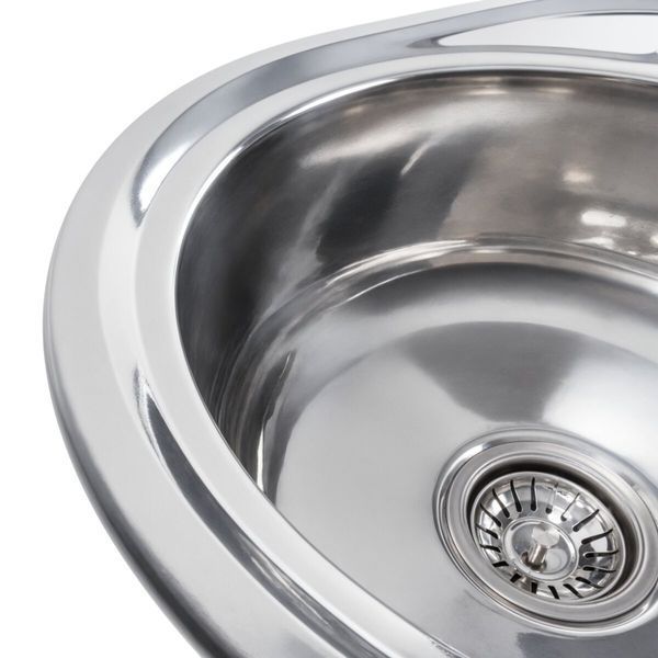 Кухонна мийка з нержавіючої сталі Valeso ПОЛІРОВКА 5745 (0,8/180 мм) 45678 фото