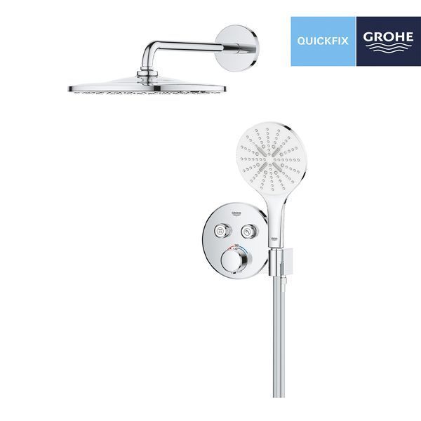 Душевая система скрытого монтажа термостатическая Grohe QuickFix Precision SmartControl 34877000 CV033246 фото