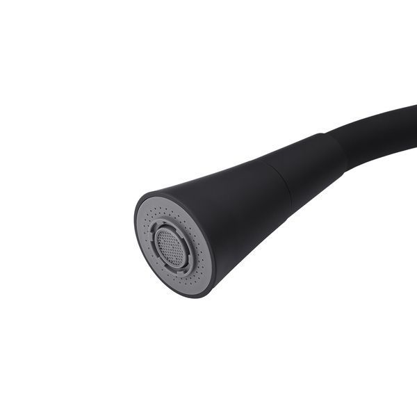 Комплект кухонної мийки Kroner KRP Derby - 6050HM Brush BLK ST27270 фото