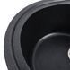 Гранітна мийка для кухні Platinum 6250 SOUL матовий Карбон 39967 фото 4