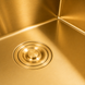 Комплект кухонної мийки Platinum 50*50 PVD ST4313 Gold SL2741 фото 7