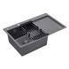 Комплект кухонної мийки Kroner KRP Schwarze 7849LHM PVD ST4303 ST42121 фото 5