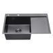 Комплект кухонної мийки Kroner KRP Schwarze 7849LHM PVD ST4303 ST42121 фото 4