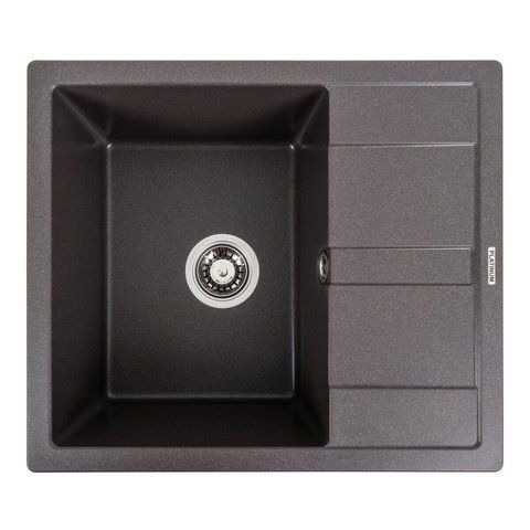 Гранітна мийка для кухні Platinum 5851 ARIA матовий Гренадін 40345 фото