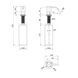 Комплект кухонної мийки Kroner KRP Geb&uuml;rstet 78х49LHM BLK04 nichel SL54729 фото 13