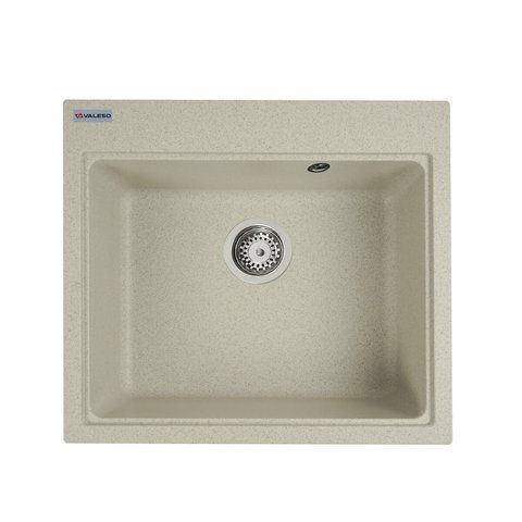 Гранитная мойка для кухни Platinum VESTA 5852 матовая Топаз 48601 фото