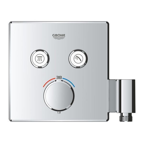 Душова система прихованого монтажу термостатична Grohe QuickFix Precision SmartControl Cube 34876000 CV033248 фото