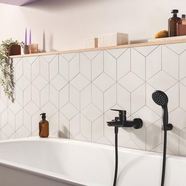 Смеситель для ванны Grohe QuickFix Start Black UA30330701 CV032747 фото