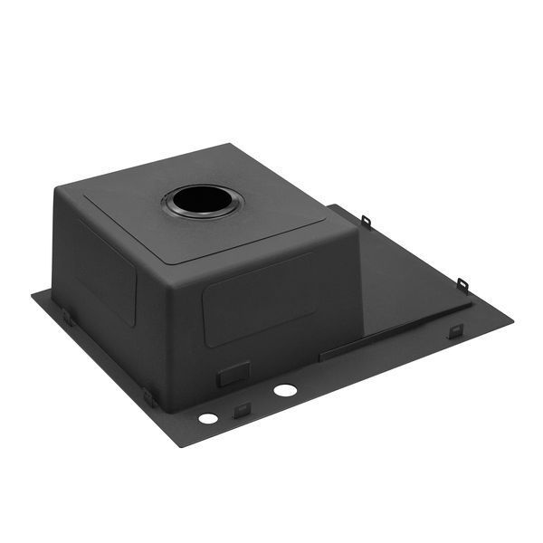 Кухонна мийка Kroner KRP Schwarze - 6350LHM PVD (3.0/1.0 мм) CV031322 фото