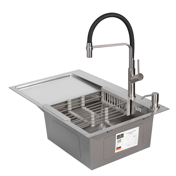 Комплект кухонной мойки KRP Geb&uuml;rstet - 7849RHM ST4301 ST825250 фото