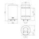 Водонагрівач Ariston ARI 150 VERT 560 THER MO EU з мокрим ТЕНом 3000326 CV034041 фото 2