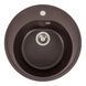 Гранитная мойка для кухни Platinum 510 LUNA матовая Мокко 3325 фото 1