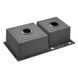 Комплект кухонної мийки Kroner KRP Schwarze - 7843ZHM PVD ST4303 ST42461 фото 9