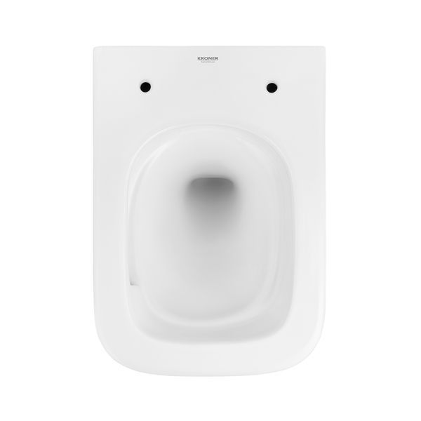 Комплект 4 в 1: Инсталляция GROHE Solido 3 в 1 3884966Q + Унитаз безободковый Kroner Eifel WHI493436 TORNADO с сиденьем Slim Duroplast / Soft-close / Quick relase KE493436WHIT (3884966KE493436T) CV035172 фото