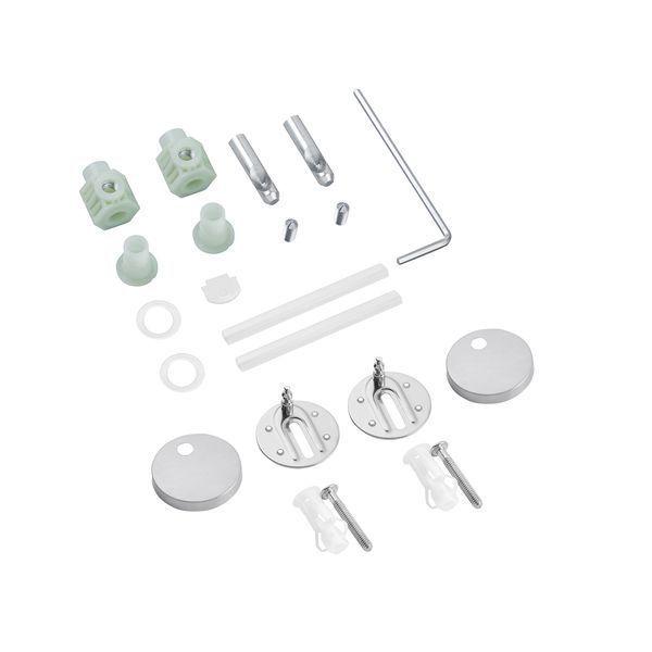 Комплект 4 в 1: Инсталляция GROHE Solido 3 в 1 3884966Q + Унитаз безободковый Kroner Eifel WHI493436 TORNADO с сиденьем Slim Duroplast / Soft-close / Quick relase KE493436WHIT (3884966KE493436T) CV035172 фото