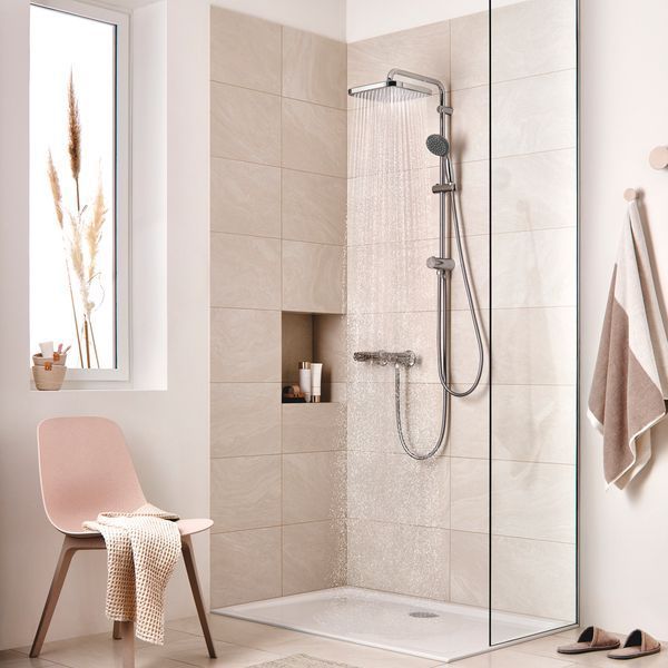 Душова система Grohe QuickFix Vitalio Start 250 Cube 26698000 CV030602 фото