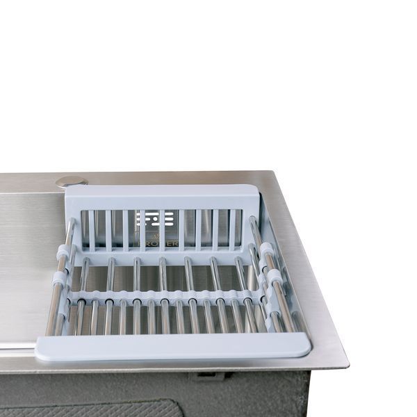 Комплект кухонной мойки KRP Geb&uuml;rstet - HM5050 Edelstahl GRA ST53948 фото