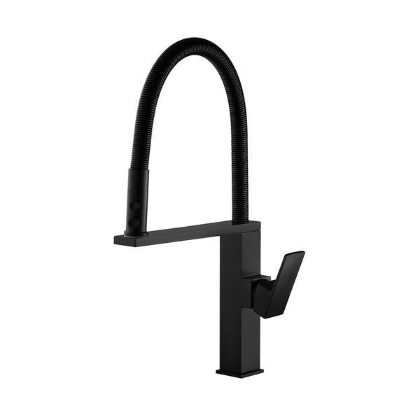 Комплект кухонної мийки Kroner KRP Schwarze 6350RHM PVD ST4303 SL42139 фото
