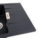 Гранітна мийка для кухні Platinum 7850 ROMA матовий Карбон 39971 фото 3