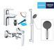 Набор смесителей 3 в 1 для ванной комнаты Grohe QuickFix StartEdge S-Size UA202502SE CV030627 фото 1