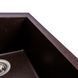 Гранитная мойка для кухни Platinum 4150 SOKIL матовая Шоколад 38997 фото 4