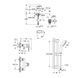 Набор смесителей 3 в 1 для ванной комнаты Grohe QuickFix StartEdge S-Size UA202502SE CV030627 фото 14