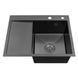 Комплект кухонної мийки Kroner KRP Schwarze 6350RHM PVD ST4303 SL42139 фото 4