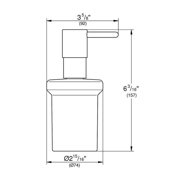 Дозатор для жидкого мыла без держателя Grohe QuickFix Start 41188000 CV034386 фото