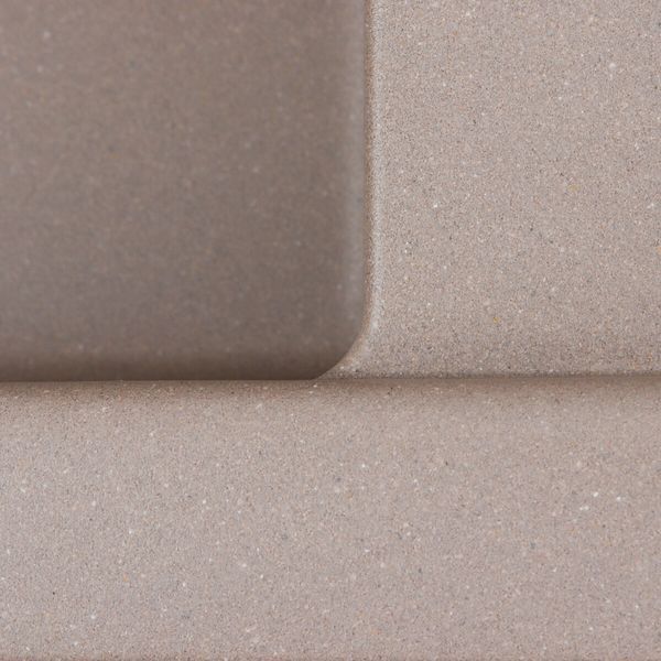 Гранітна мийка для кухні Platinum 7850 CUBE матова Дюна 38764 фото