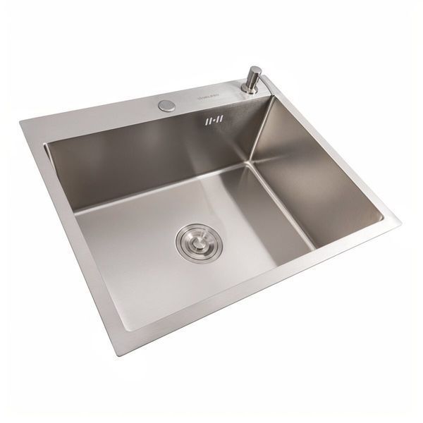 Комплект кухонної мийки Valeso 60х50HM BLK04 Kitchen Line SL73718 фото