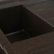 Гранітна мийка для кухні Platinum 7850W TOSKANA матова Шоколад 3672 фото 5