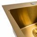 Комплект кухонной мойки Platinum Handmade 50*50 PVD Gold pl23555 фото 4