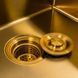 Комплект кухонной мойки Platinum Handmade 50*50 PVD Gold pl23555 фото 5