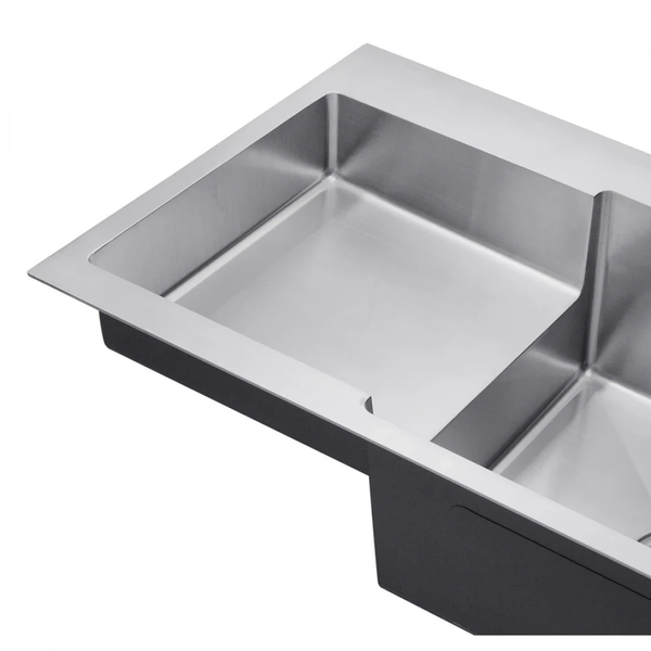 Комплект кухонной мойки Kroner 780х480 RHM Geb&uuml;rstet ST030021 фото