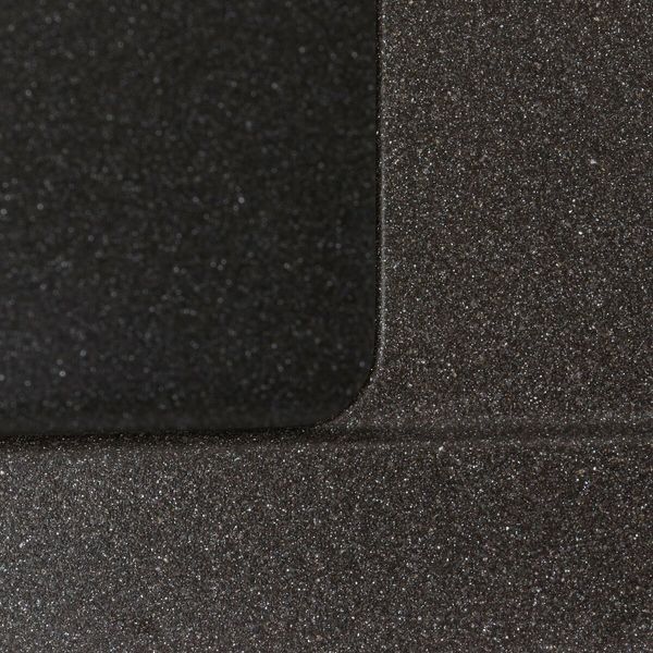 Гранитная мойка для кухни Platinum ARIA 5851 матовая Морион 48985 фото