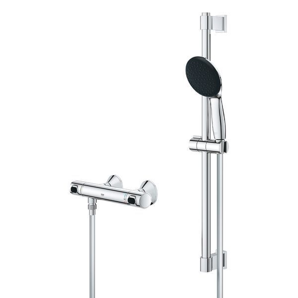 Комплект смесителей для душа с термостатом Grohe QuickFix UA202503TS CV030629 фото