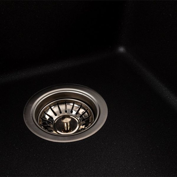 Гранітна мийка для кухні Platinum 9950 PANDORA матовий Моріон 41669 фото