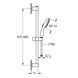 Душевой гарнитур Grohe QuickFix Vitalio Comfort 110 27948001 CV033525 фото 2