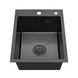 Кухонна мийка Kroner KRP PVD Schwarze - 4050HM (3,0/1,0 мм) CV035374 фото 3