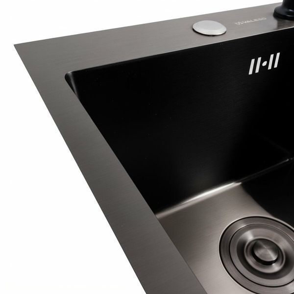 Комплект кухонной мойки Platinum Handmade 40*50 PVD (толщина 3,0/1,5) pl23711 фото