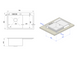 Черная раковина на кухню с правым крылом Nett NB-7848(R) 85 фото 3
