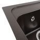 Гранітна мийка для кухні Platinum 4050 KORRADO матова Темна скеля 40322 фото 4