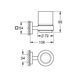 Стакан с держателем для ванной комнаты Grohe QuickFix Start Cube 41097000 CV033406 фото 2