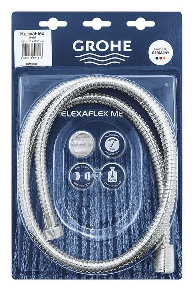 Relexaflex Metal Металевий душовий шланг 1750 мм (28139000) 28139000 фото